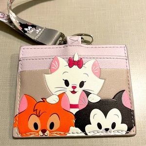 Disney Cats Lanyard and Cardholder